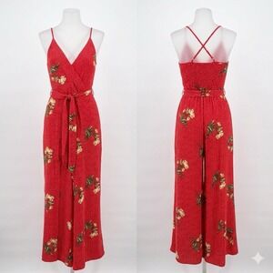 Socialite Jumpsuit Women XS Jumper Floral Garden Fairy Festival Bohemian Vacay